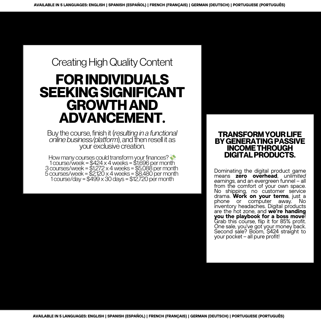 UBC course – lifetime access, 29+ video trainings, and master resell rights.