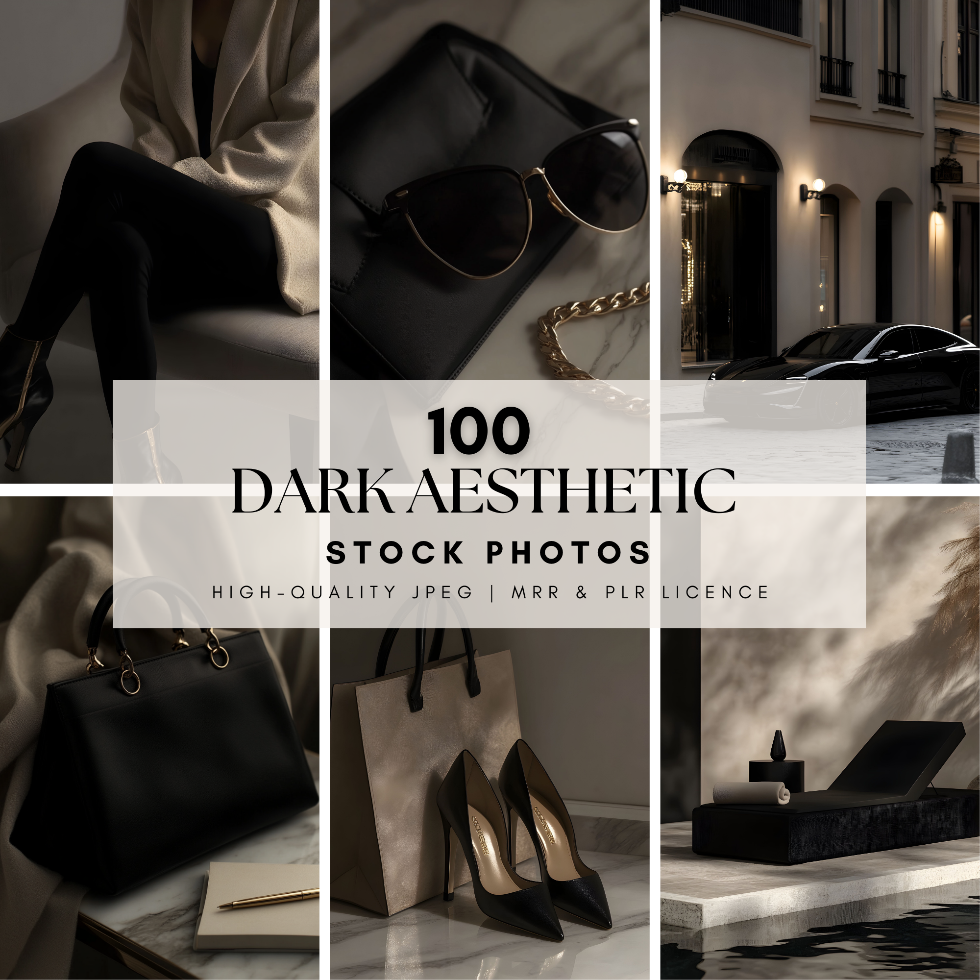 100 Dark High Quality Aesthetic Stock Photos - Elevate Her Agency