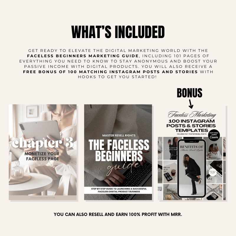 The Faceless Beginners Guide - Elevate Her Agency