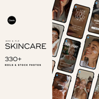 330 Skincare Reels & Stock Photos Bundle - Elevate Her Agency