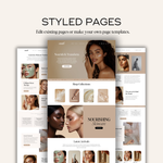 Premium beauty and wellness Shopify template, perfect for skincare brands. Easy customization and elegant design.