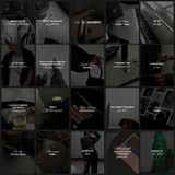 50 Dark & Modern Instagram Reel Covers & Posts