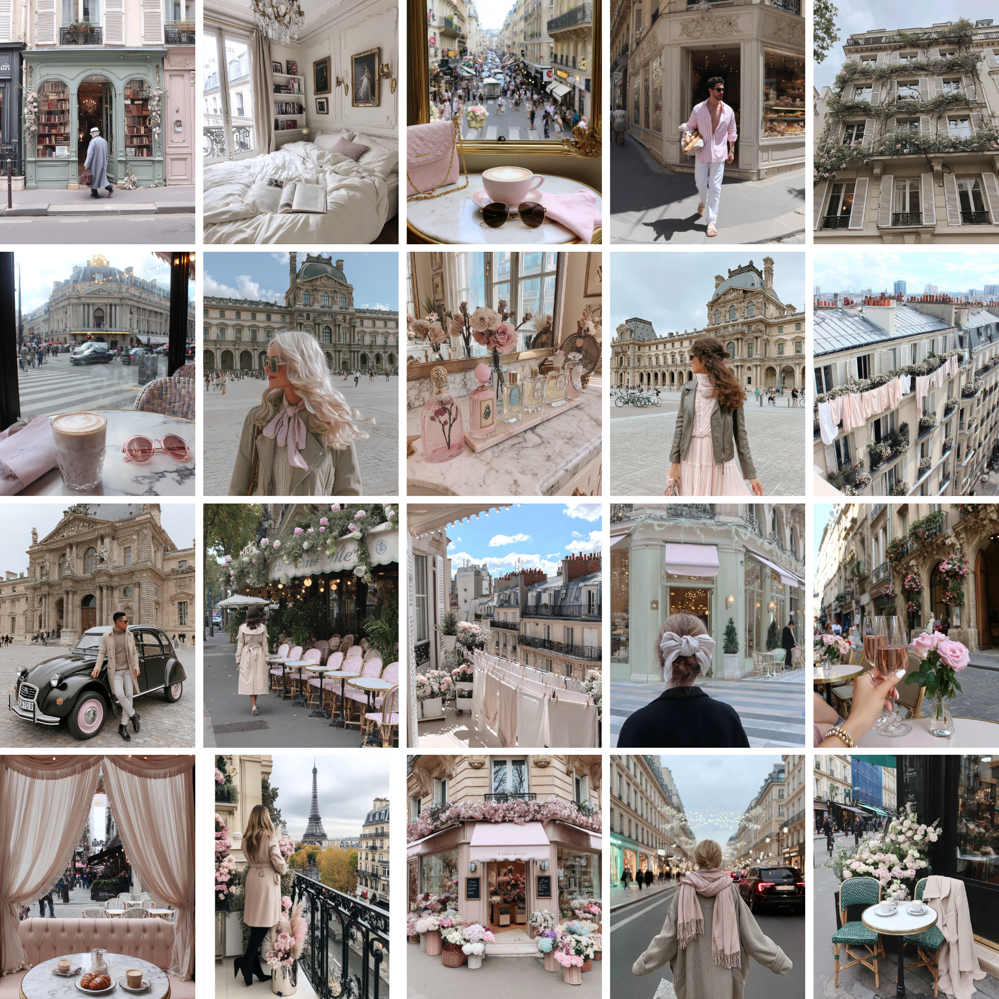 60 French Parisian Stock Photos
